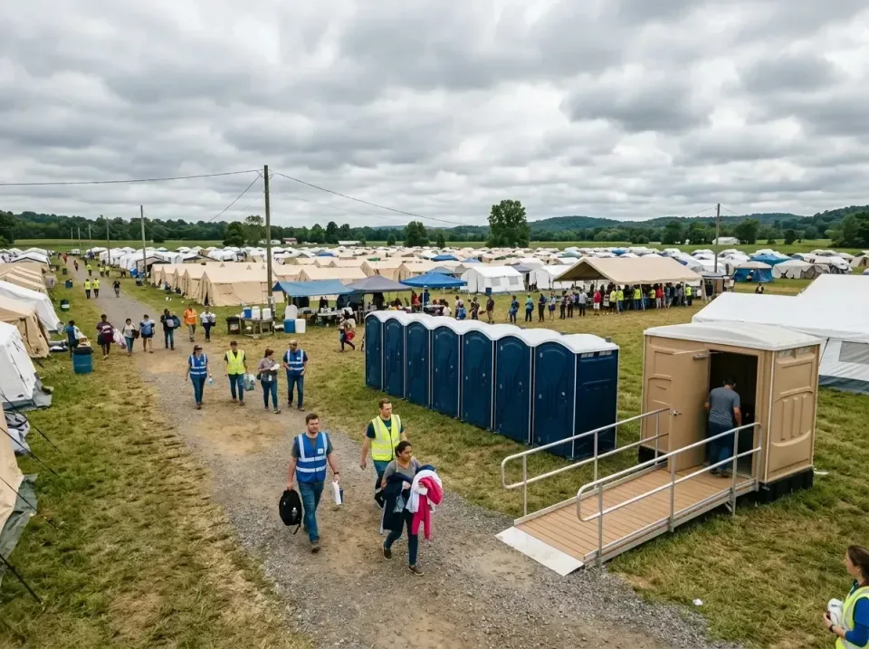 disaster-relief-camp-restrooms-010 — frequently asked questions, Dumpster & Portable Bathrooms Rental in South Hill, WA